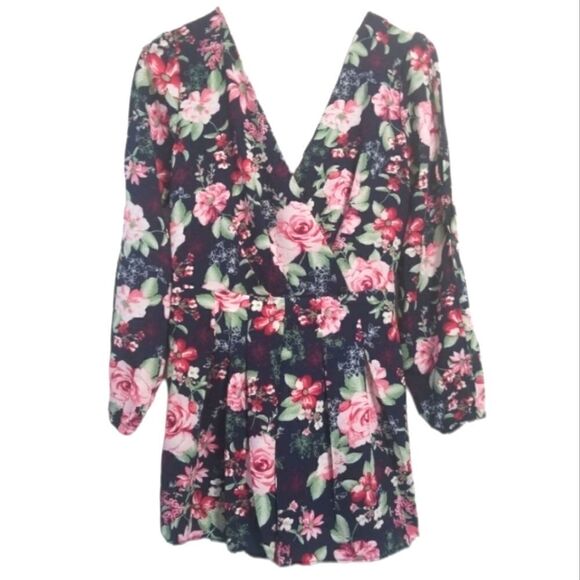 Toxik3 floral romper  - Picture 1 of 9